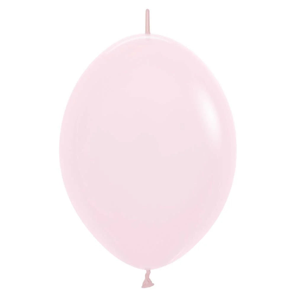 SEMPERTEX 12"Link-o-loon Pastel Matte Pink 50ct
