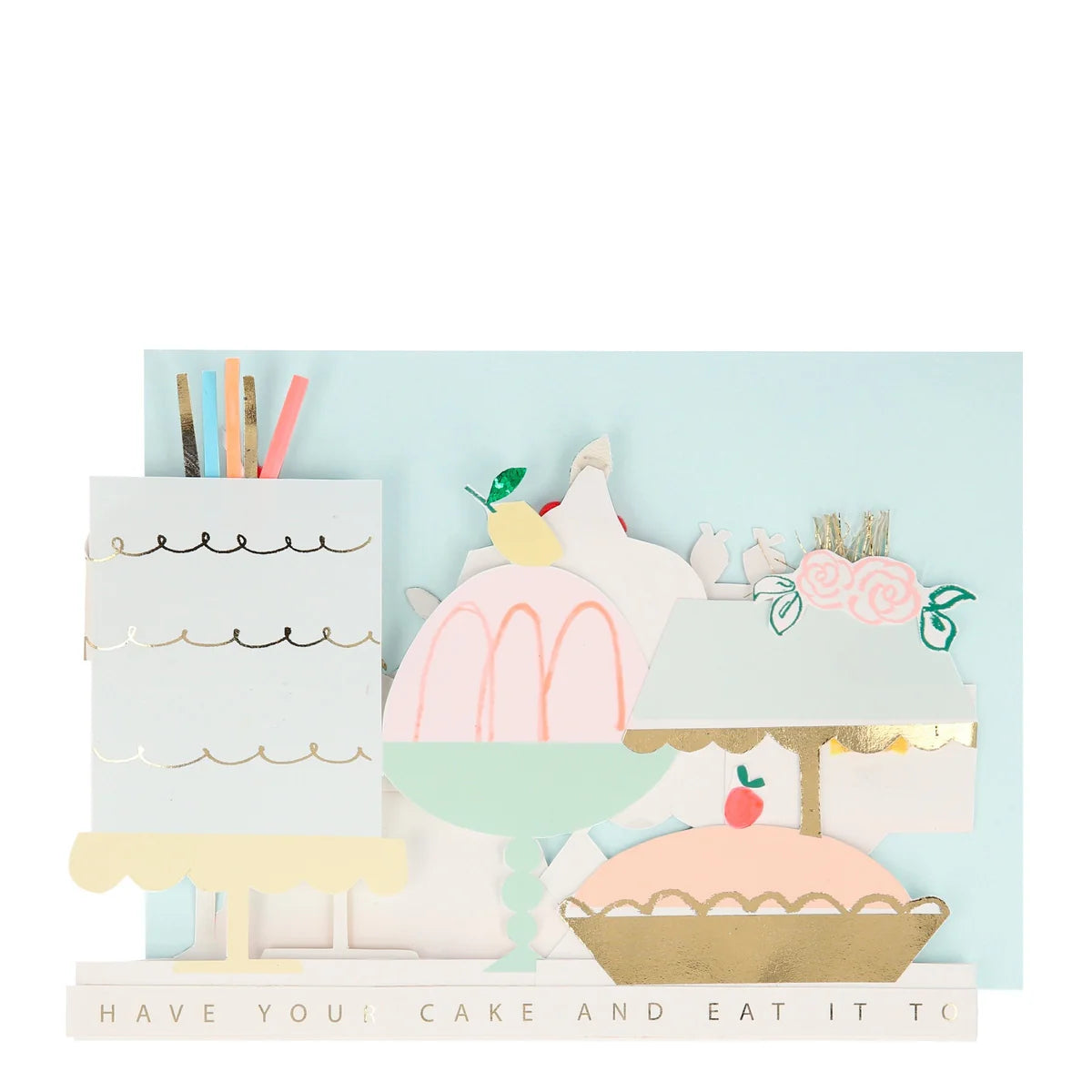 MERI MERI Cake Birthday Card