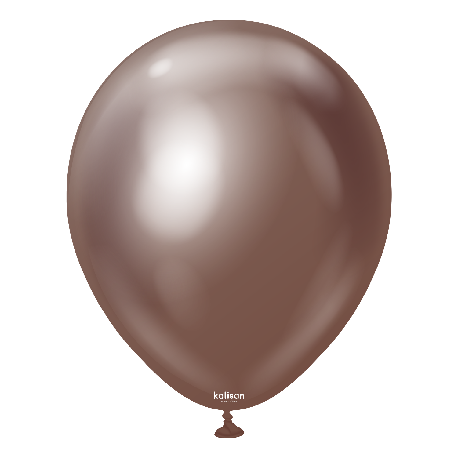 KALISAN 12” Mirror Chocolate Latex 50ct