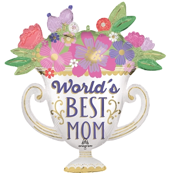 Anagram 30” Satin World’s Best Mom Trophy