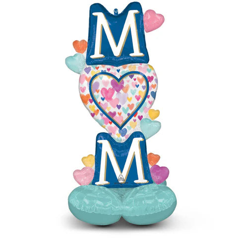 Anagram 49” AirLoonz Mom Sprinkled Heart