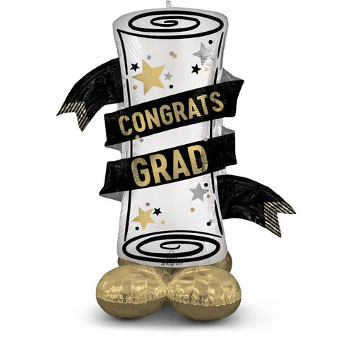 Anagram 55" Satin Grad diploma Airloonz Balloon