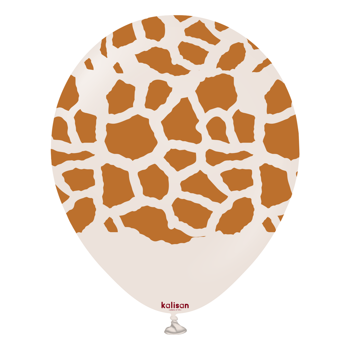 12" Kalisan Giraffe-White Sand Print (25ct)