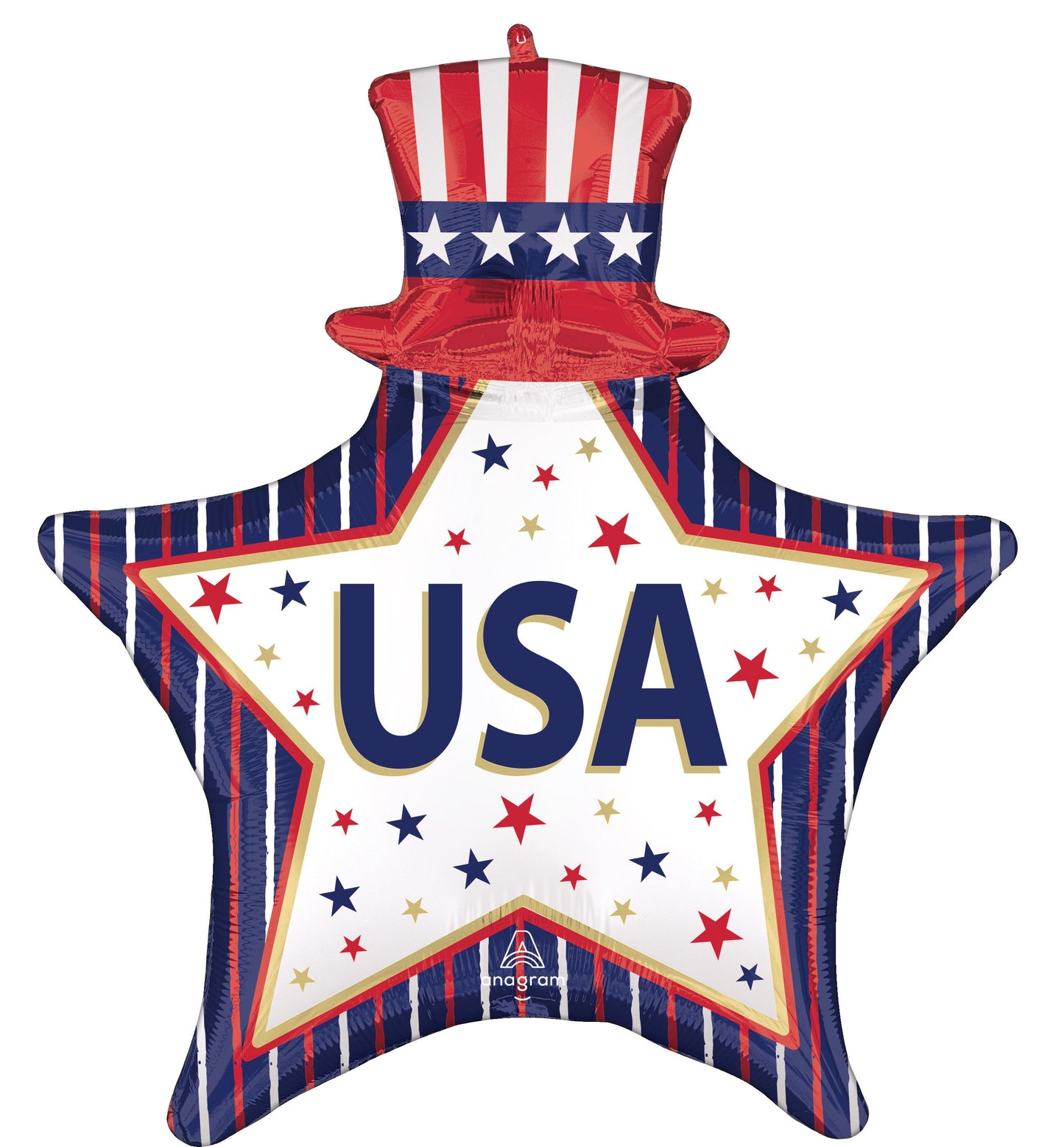 Anagram 30" USA Stars And Stripes Balloon