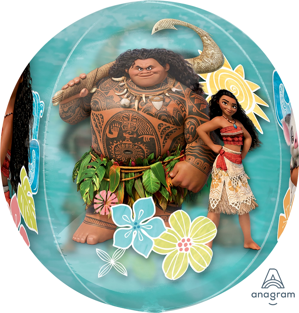 Anagram 15" Moana Orbz Balloons