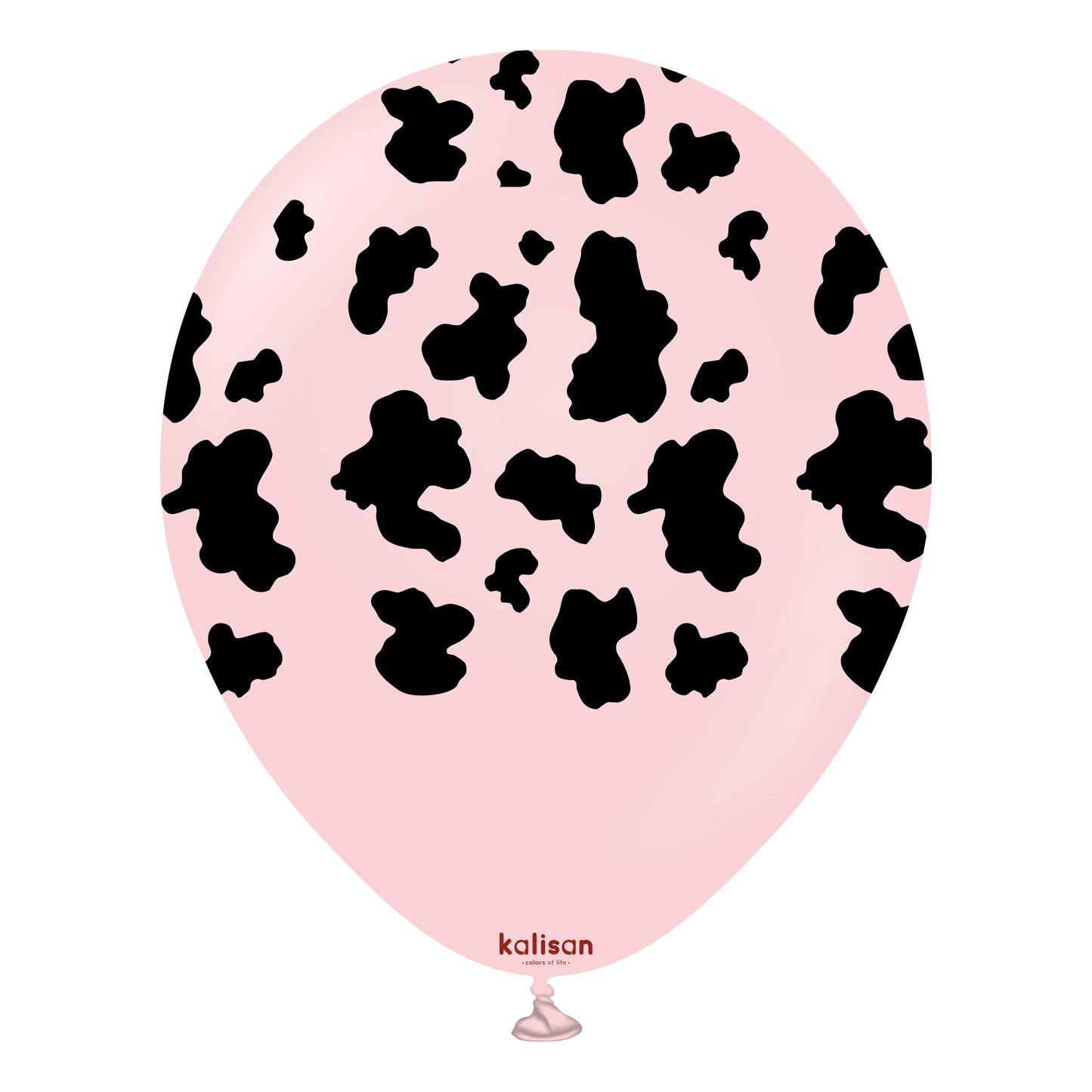 12" Kalisan Cow-Macaron Pink Print (25ct)