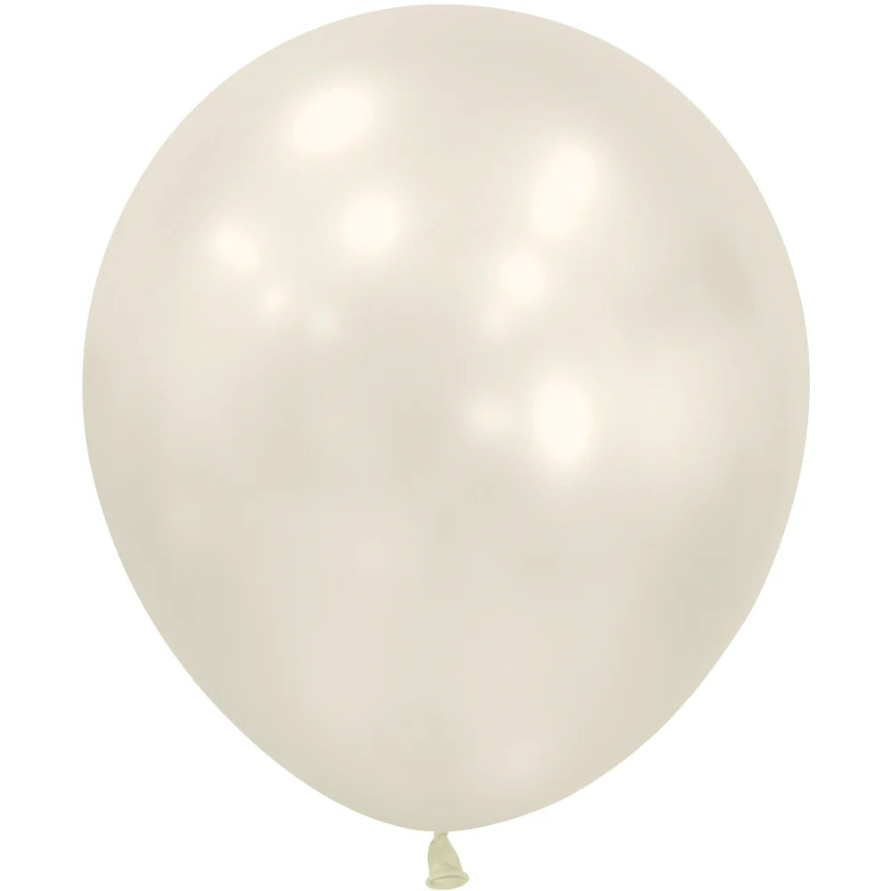Sempertex 18" Silk Oyster White 25ct