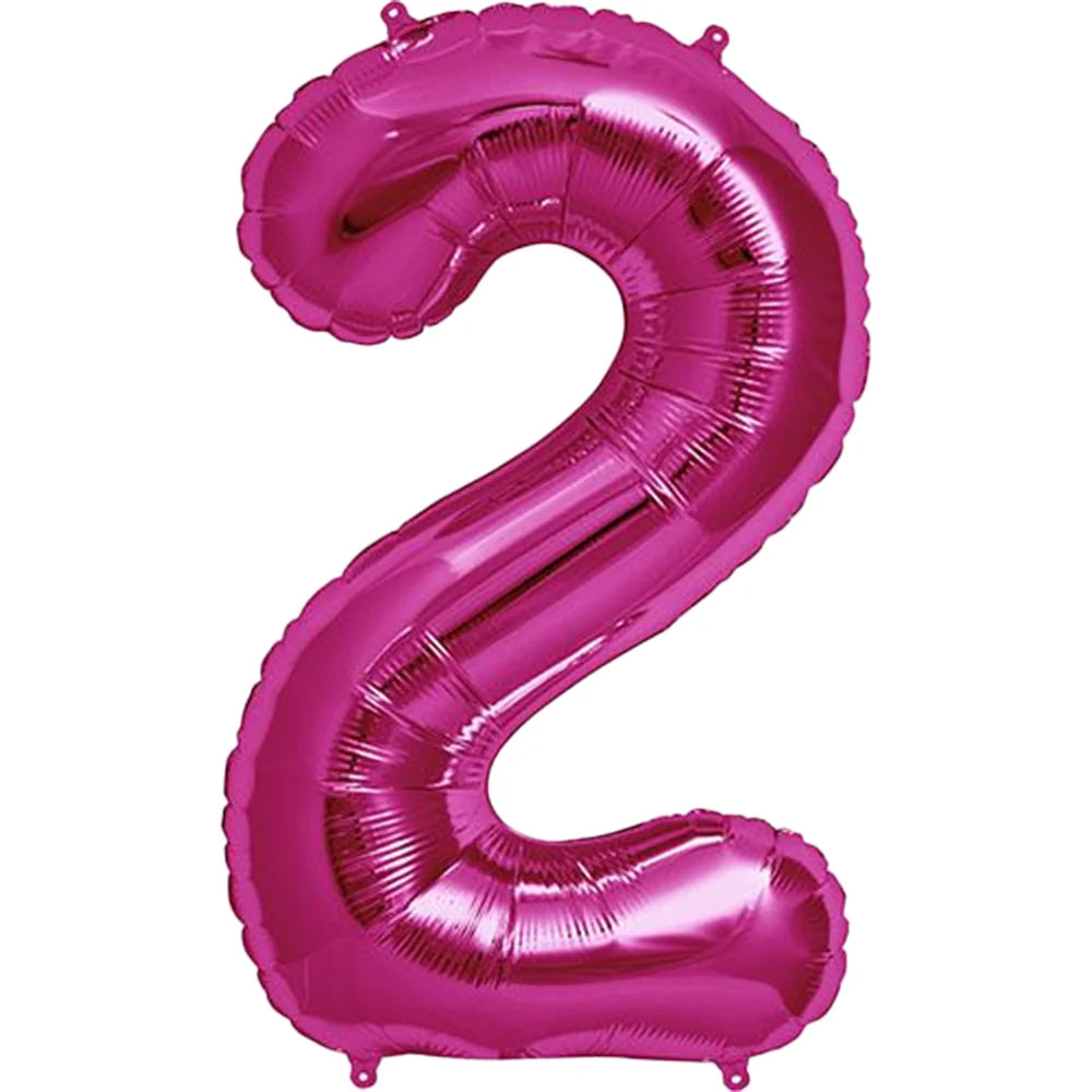 Party America 34" Fuchsia Jumbo Numbers
