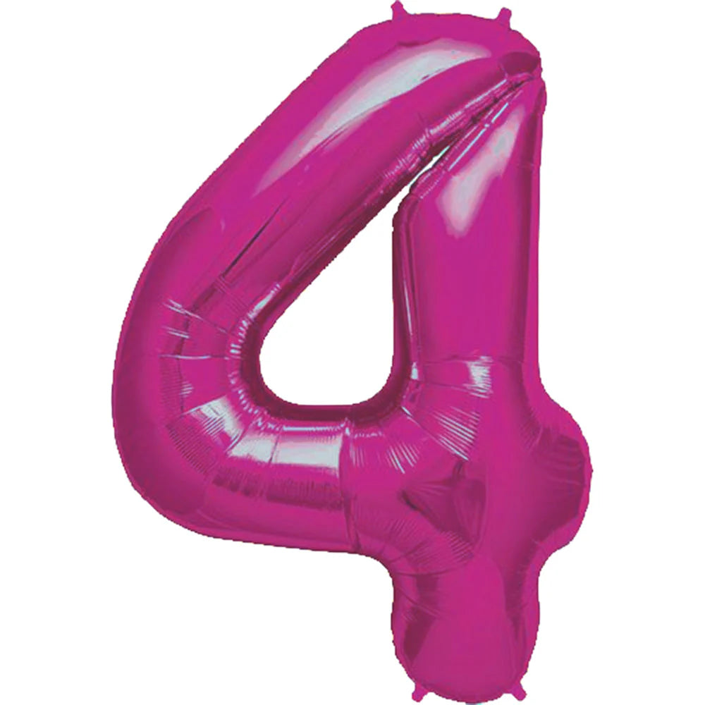 Party America 34" Fuchsia Jumbo Numbers