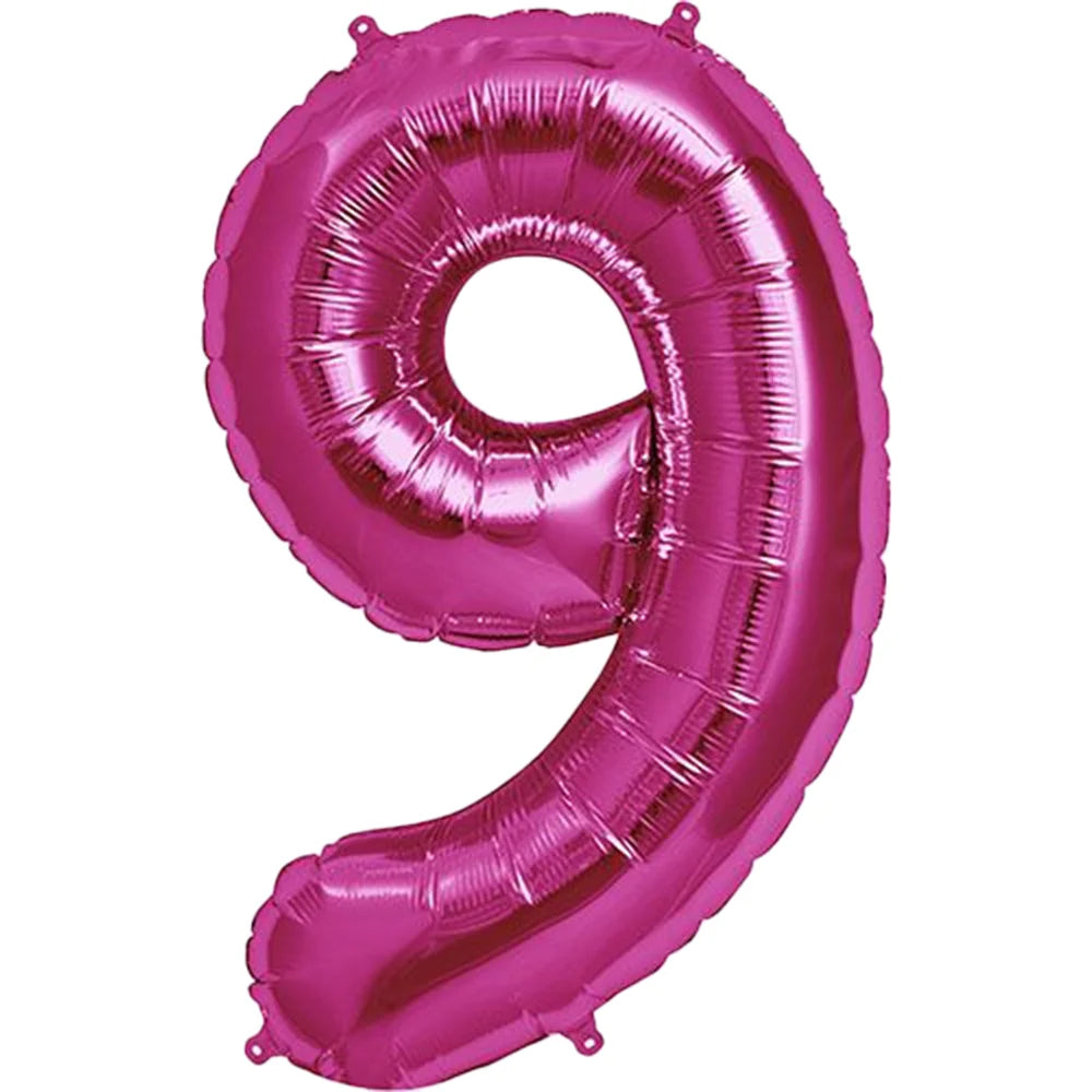 Party America 34" Fuchsia Jumbo Numbers