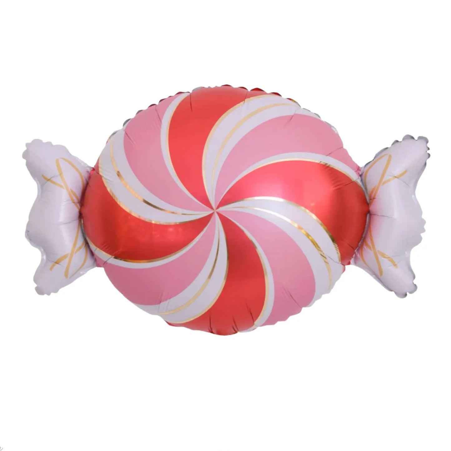 18" Peppermint Christmas Candy Swirls (FLAT)