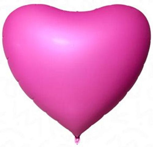 65" Jumbo Heart Pink