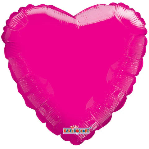 9” Hot Pink Heart (AIR-FILL ONLY / FLAT)