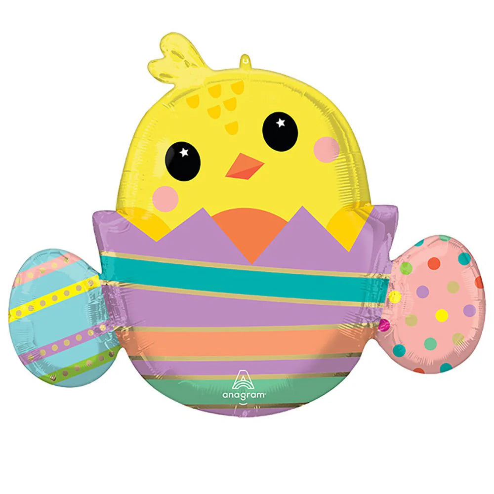 Anagram 31" Chicky in Striped Egg