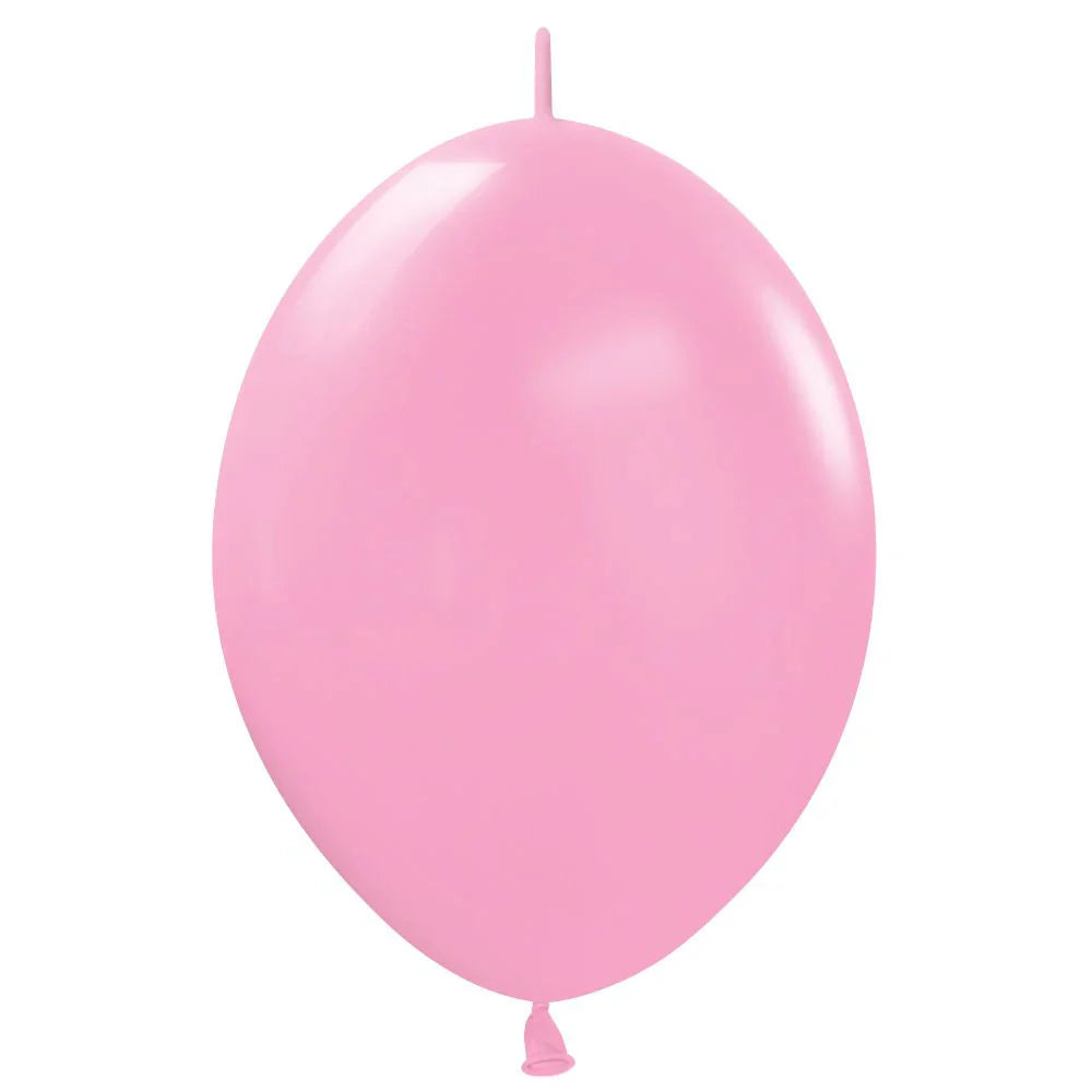 SEMPERTEX 6"Link-o-loon Fashion Bubble Gum Pink 50ct