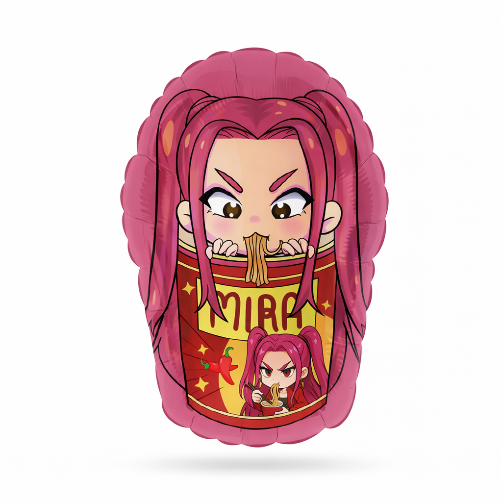 33" Kpop Demon Hunters Huntrix Mira Foil Balloon (Flat)