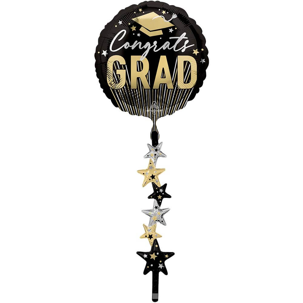 Anagram 67” Congrats Grad Stripes & Stars AirWalkers
