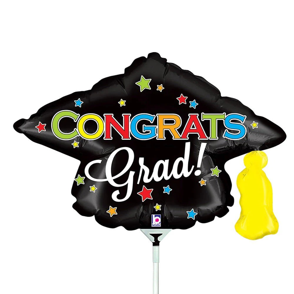 Betallic 14" Grad Cap Mini Shape (AIR-FILL ONLY / FLAT)