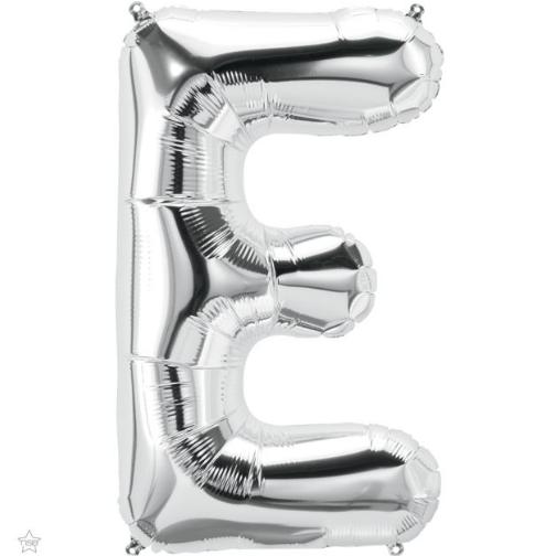 34" Silver Foil Balloon Letter