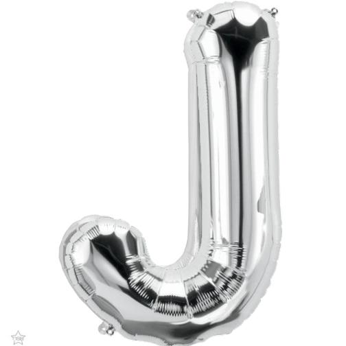 34" Silver Foil Balloon Letter