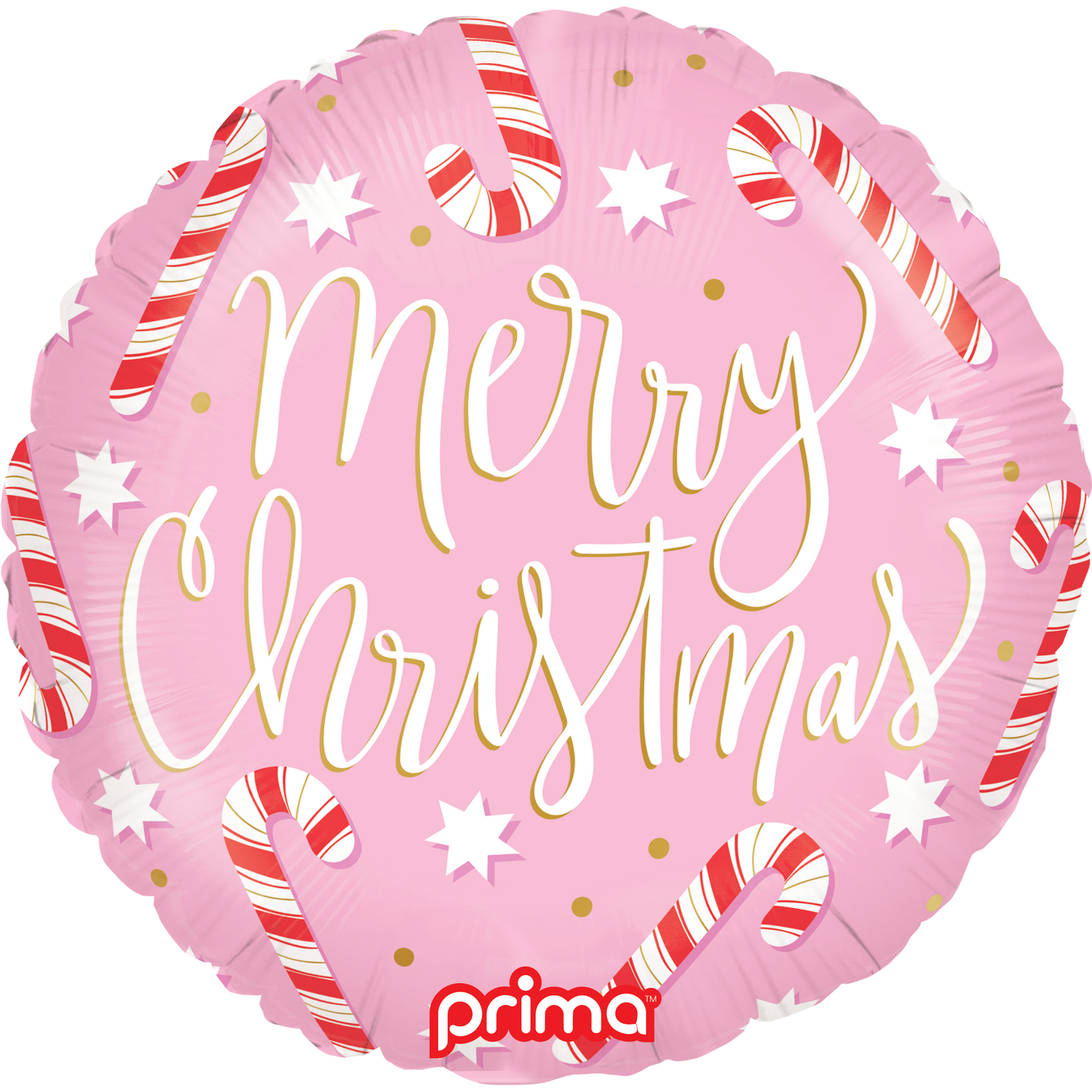 PRIMA 18" Round Merry Christmas Candy Canes