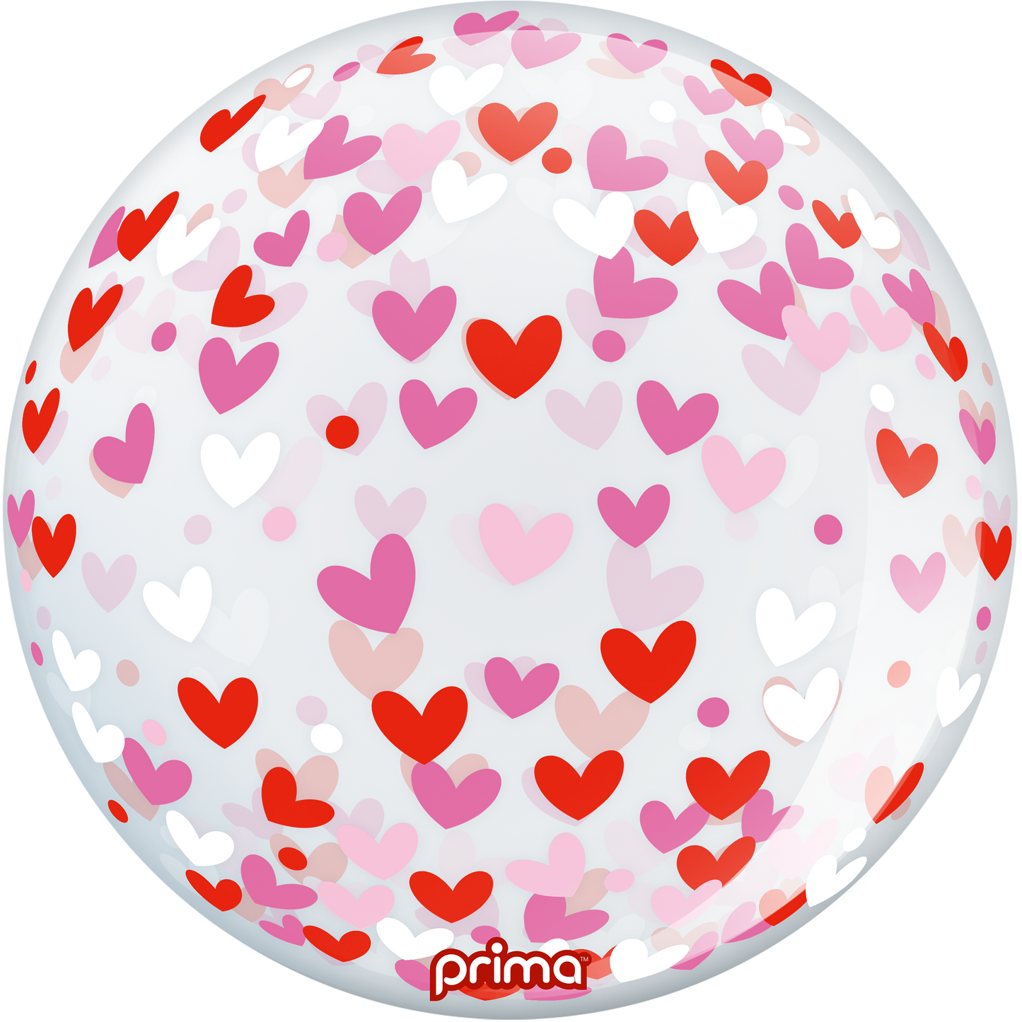 PRIMA 20” Confetti Hearts Sphere
