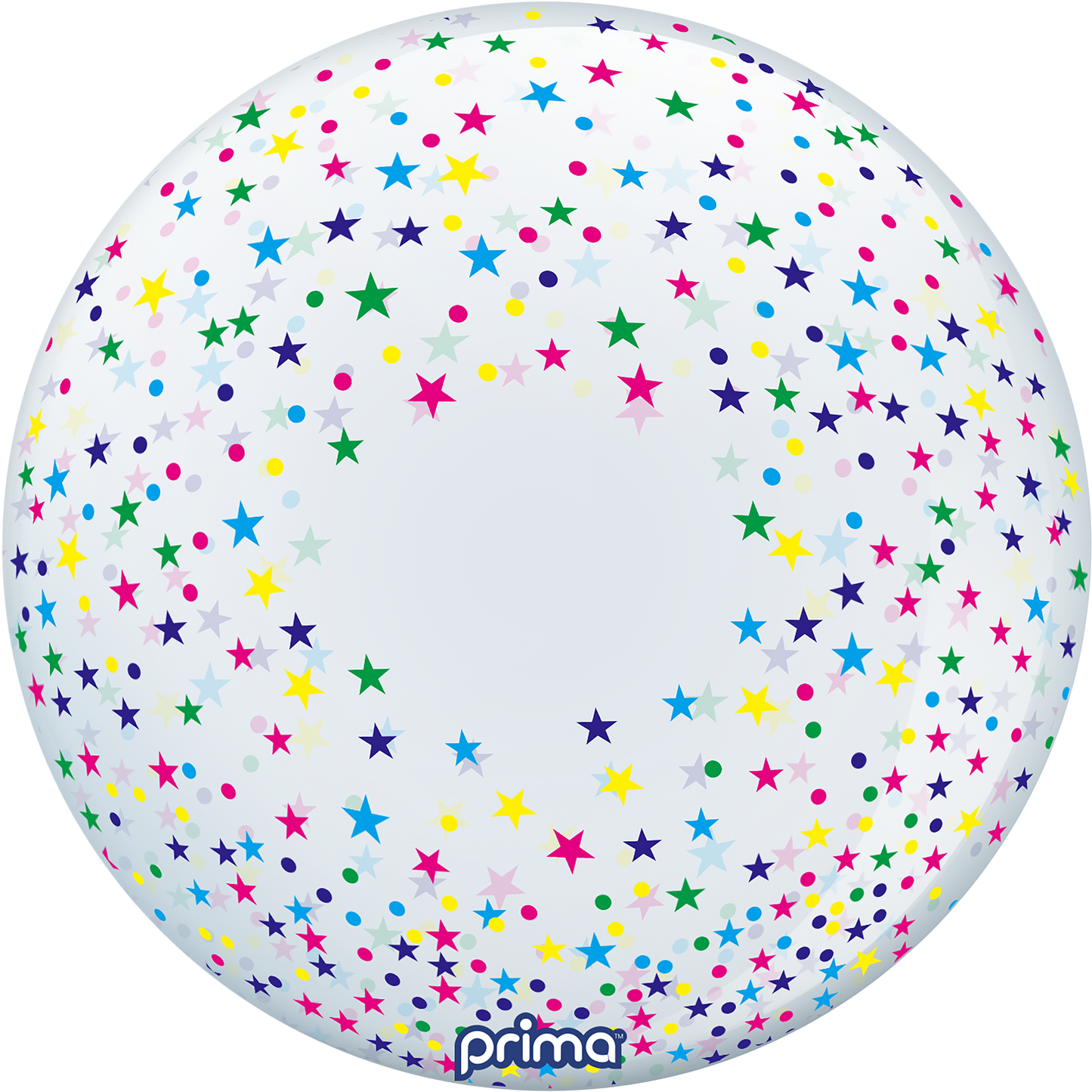 PRIMA 20” Colorful Confetti Stars Sphere