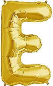 34" Gold Foil Balloon Letter