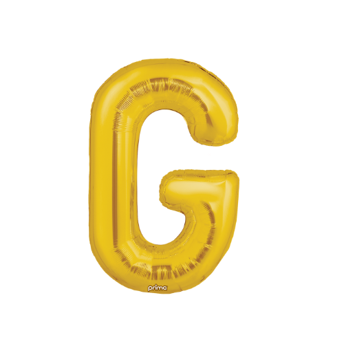 PRIMA 16" Gold Foil Balloon Letter (2ct)