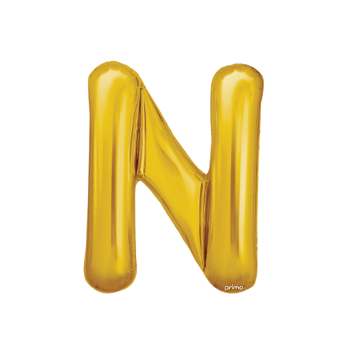 PRIMA 16" Gold Foil Balloon Letter (2ct)
