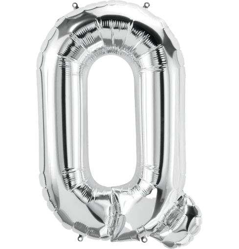 34" Silver Foil Balloon Letter