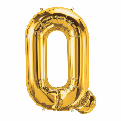 34" Gold Foil Balloon Letter