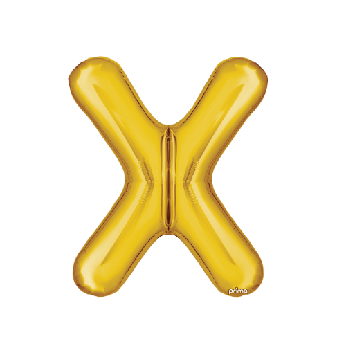 PRIMA 16" Gold Foil Balloon Letter (2ct)