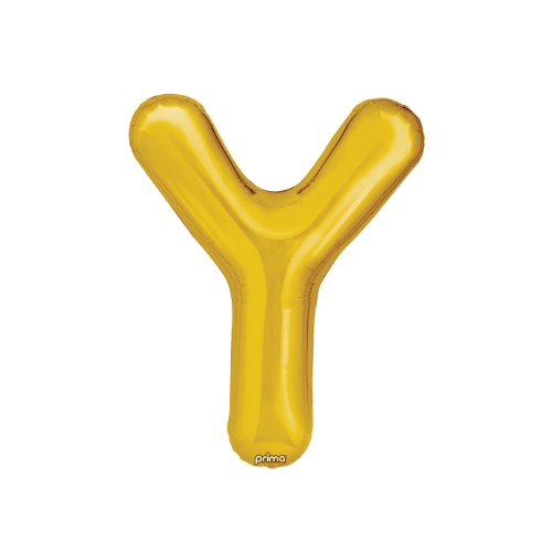 PRIMA 16" Gold Foil Balloon Letter (2ct)