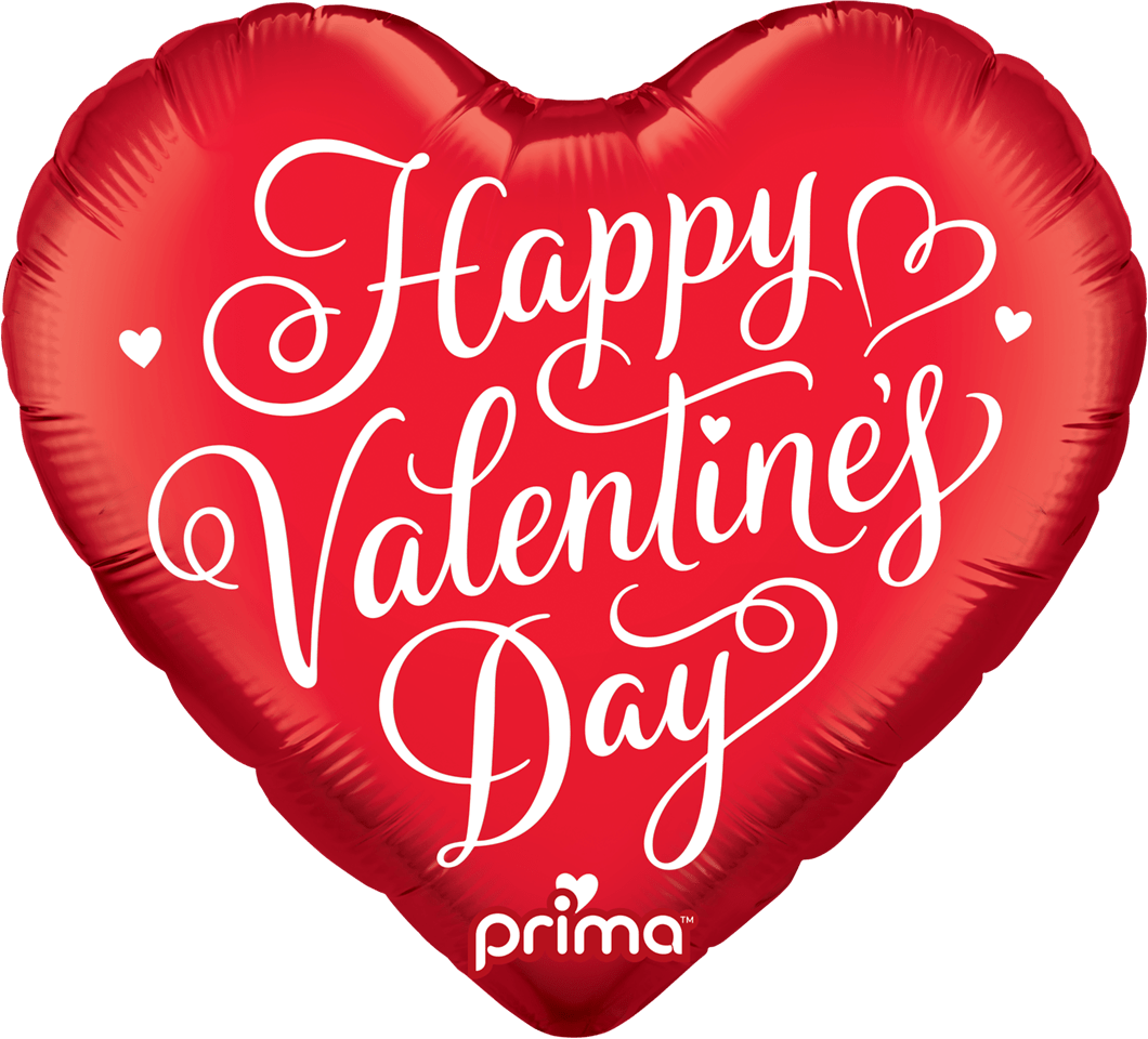 PF - 0071 - 18 - 50 - 1 - 18" Heart Happy Valentine's Day Script - PremiumConwin B2B Ordering Portal - Prima