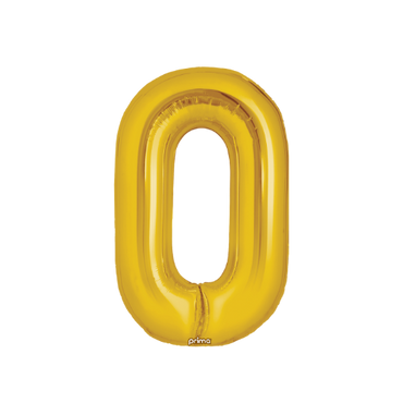 Prima 34" Gold Foil Balloon Number