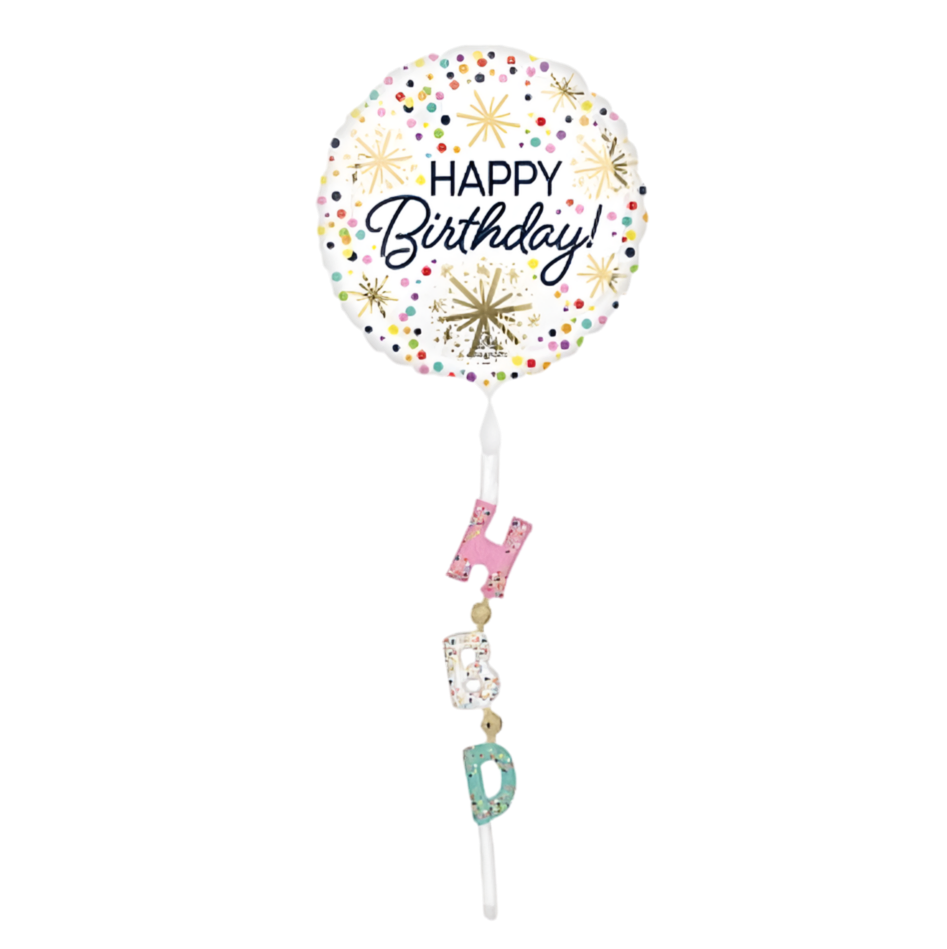 Anagram 69” Confetti Sprinkle Birthday AirWalkers