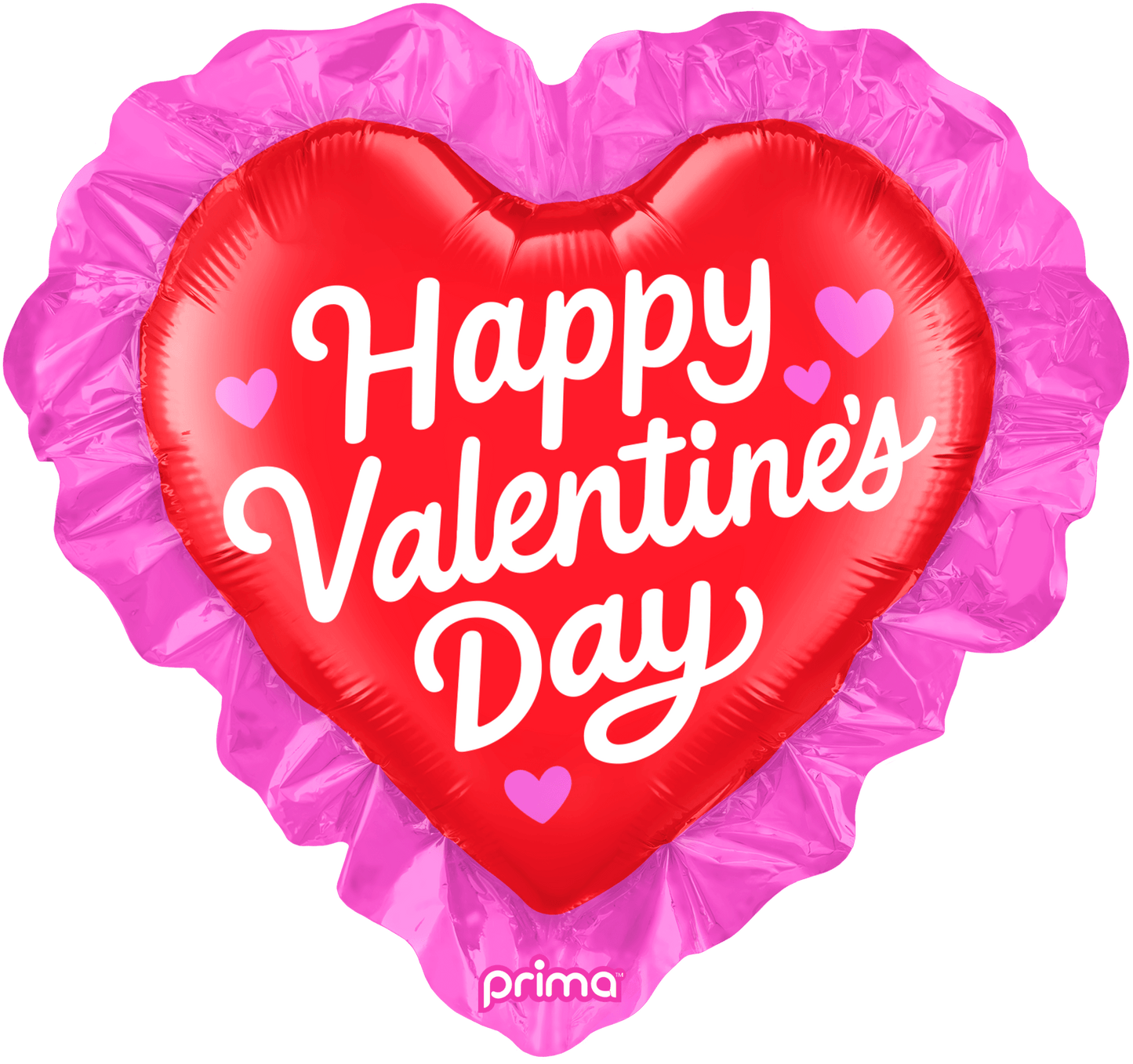 PF - 0097 - 25 - 50 - 1 - 25" Happy Valentine's Day Ruffle Heart Shape - PremiumConwin B2B Ordering Portal - Prima