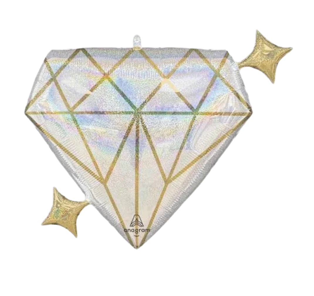 Anagram 27" Bride To Be Wedding Foil Balloon Holographic