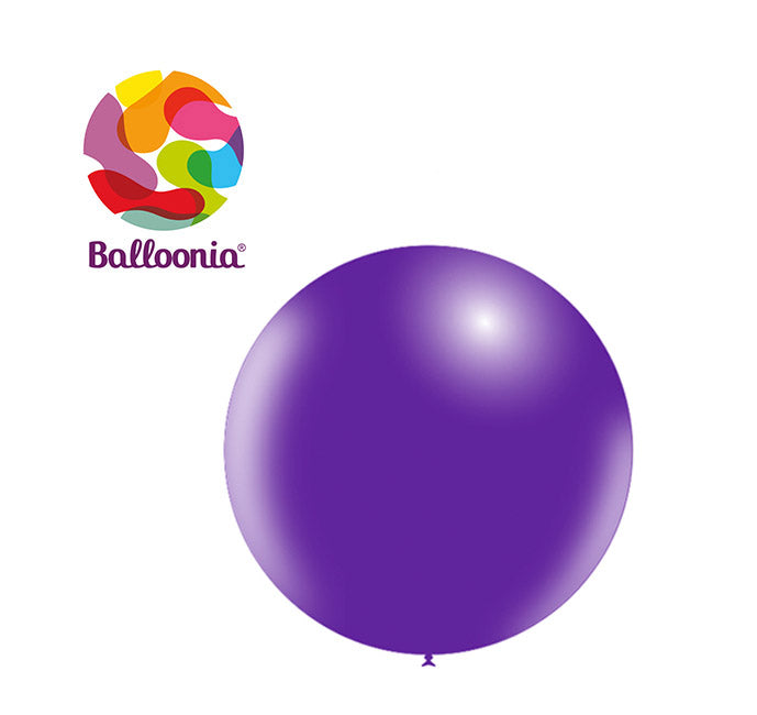 Balloonia 18" Purple Latex Balloon 25ct