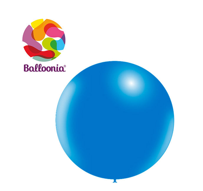 Balloonia 18" Blue Latex Balloon 25ct