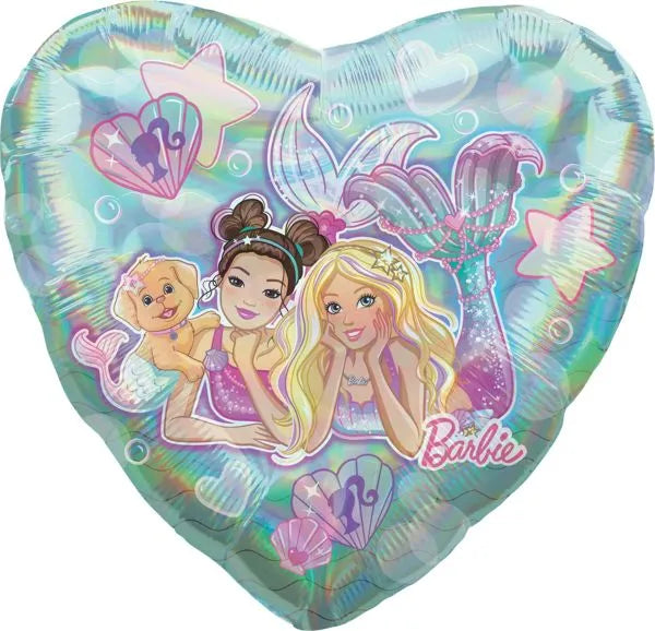 Anagram 28" Barbie Holographic Balloon