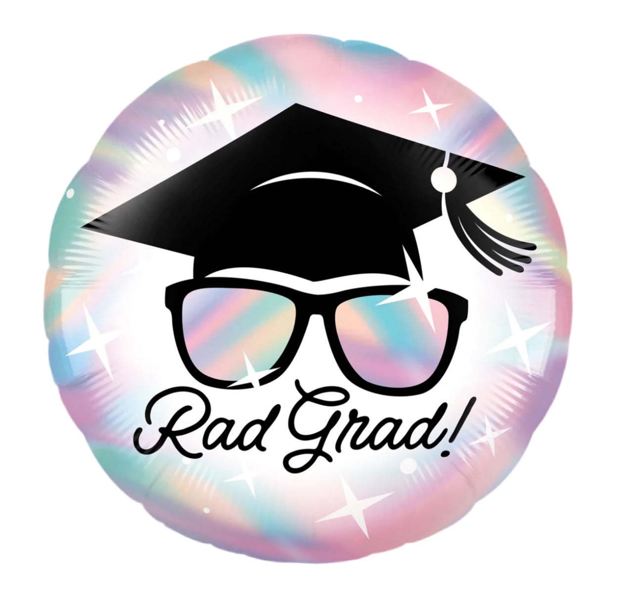 18" Round Colorful Rad Grad