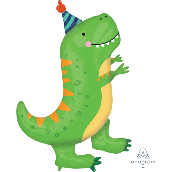 Anagram 34"T-Rex Party Hat Balloon