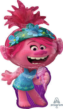 Anagram 37" Trolls World Tour Poppy Balloon