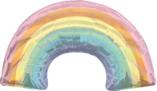 Anagram 34" Iridescent Pastel Rainbow Balloon