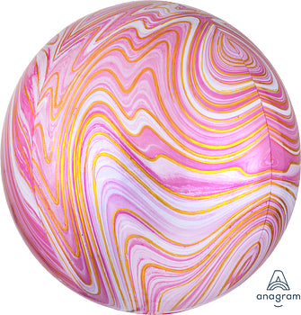 Anagram 16" Pink Marblez Orbz