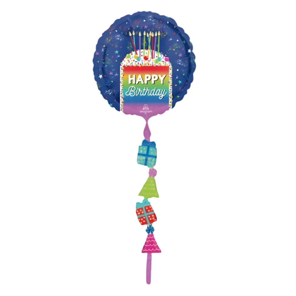 Anagram 68” Rainbow Slice Birthday AirWalkers