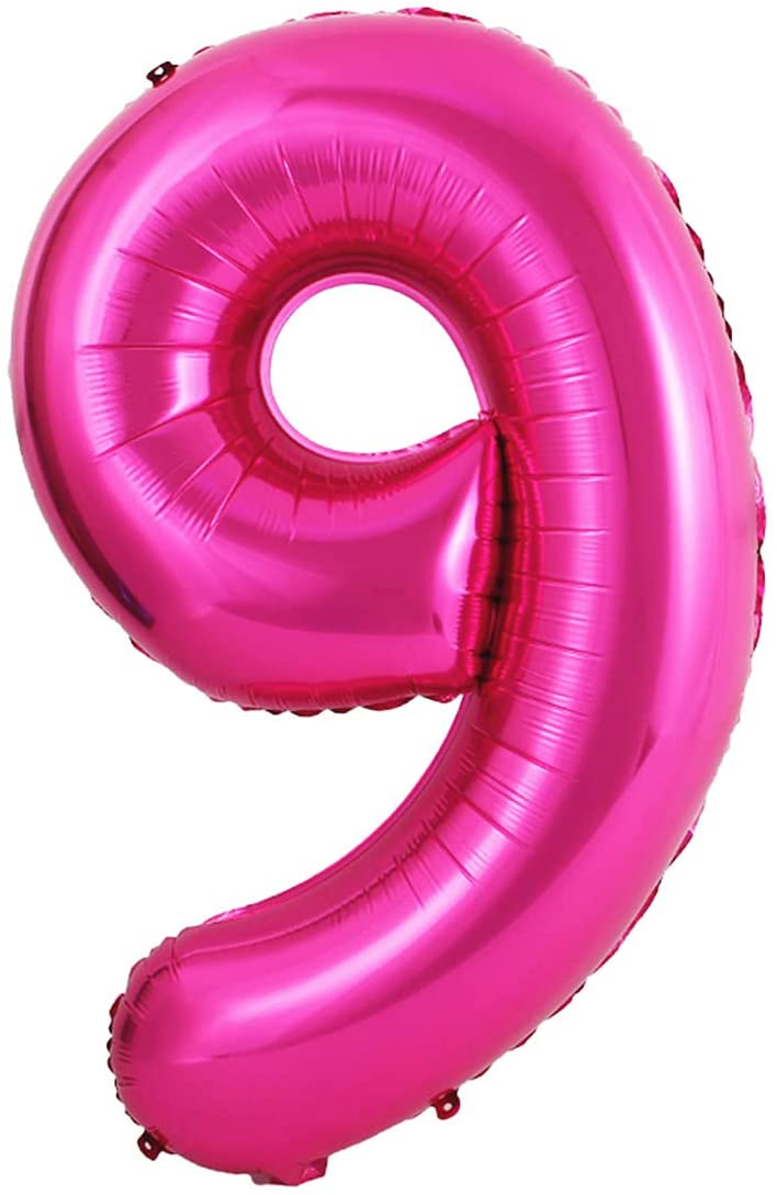 Party America 34" Fuchsia Jumbo Numbers