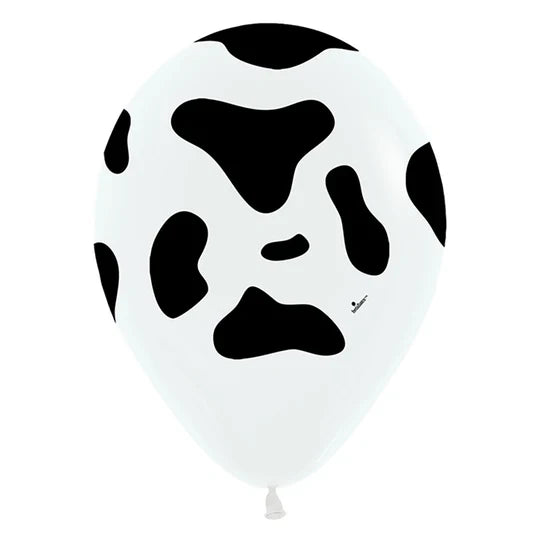 Sempertex 5" Cow Print 100ct